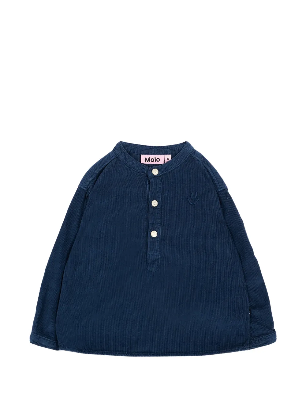 Molo Enoz corduroy long-sleeve shirt - Blu