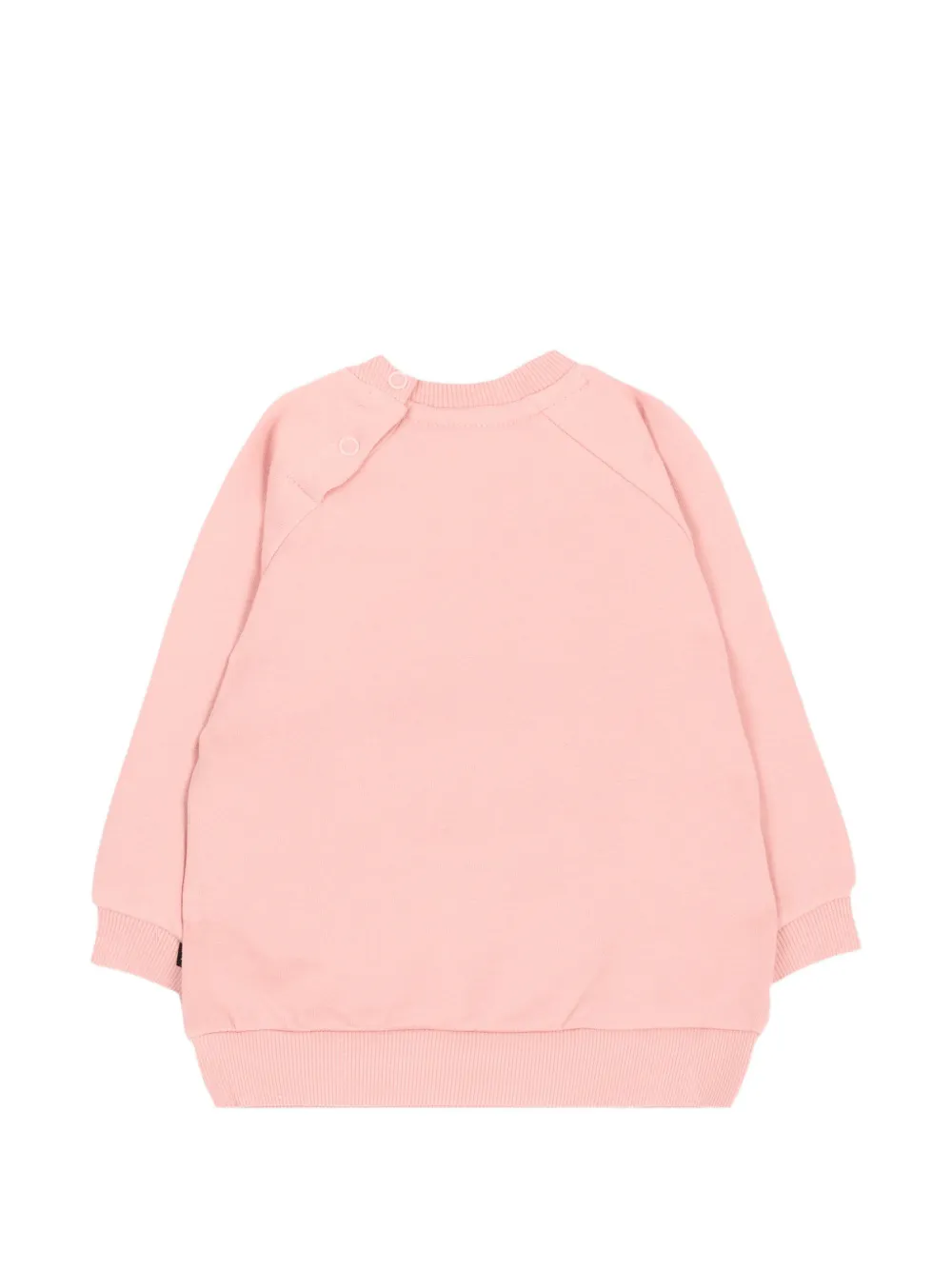 Molo Disc trui met raglan mouwen en bouclé-patch Roze