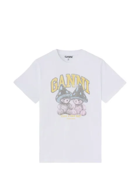 GANNI playera con motivo Mushroom Teddy