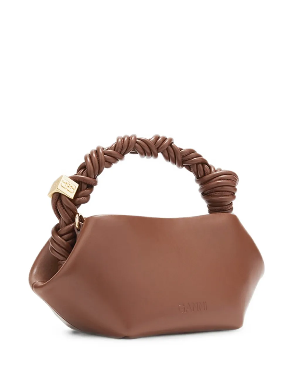 GANNI Bou mini-tas Bruin