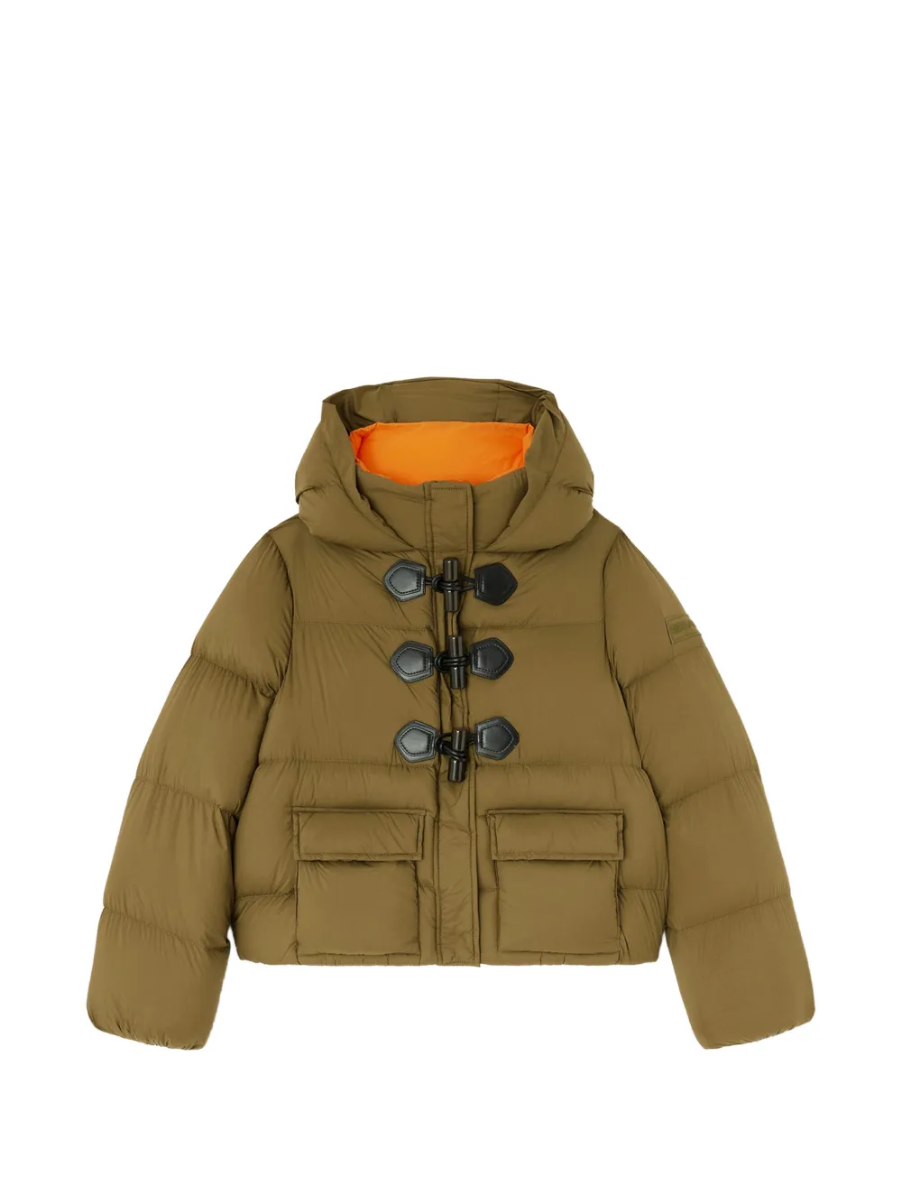 GANNI mini puffer in future nylon