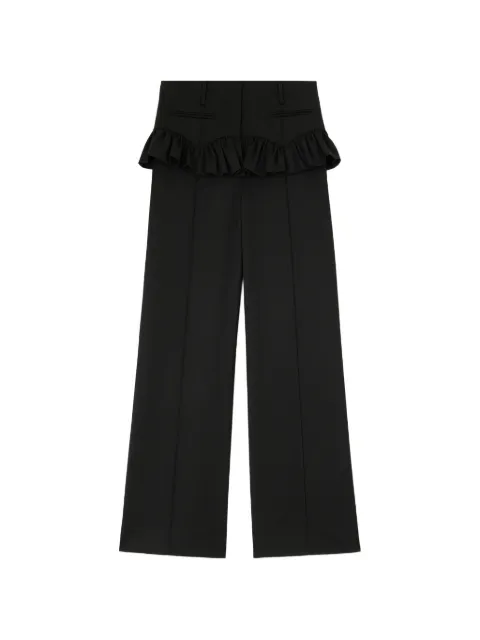 GANNI trousers in black wool