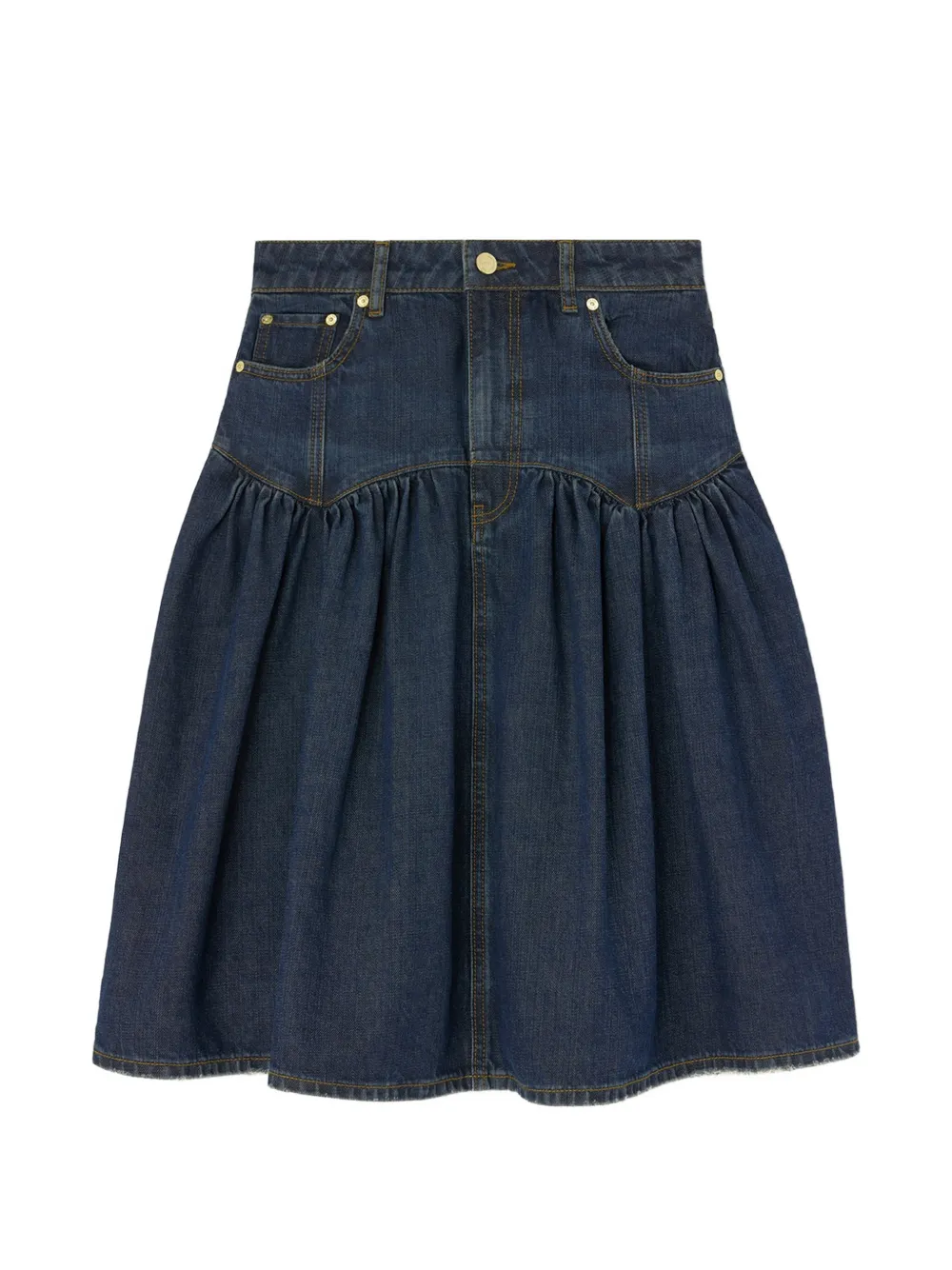 GANNI Gonna denim - Blu