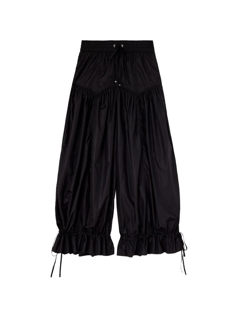 GANNI Broek van nylon Zwart