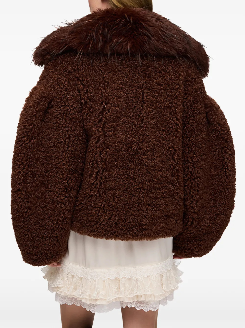 GANNI Jack van alternatief lammy Bruin