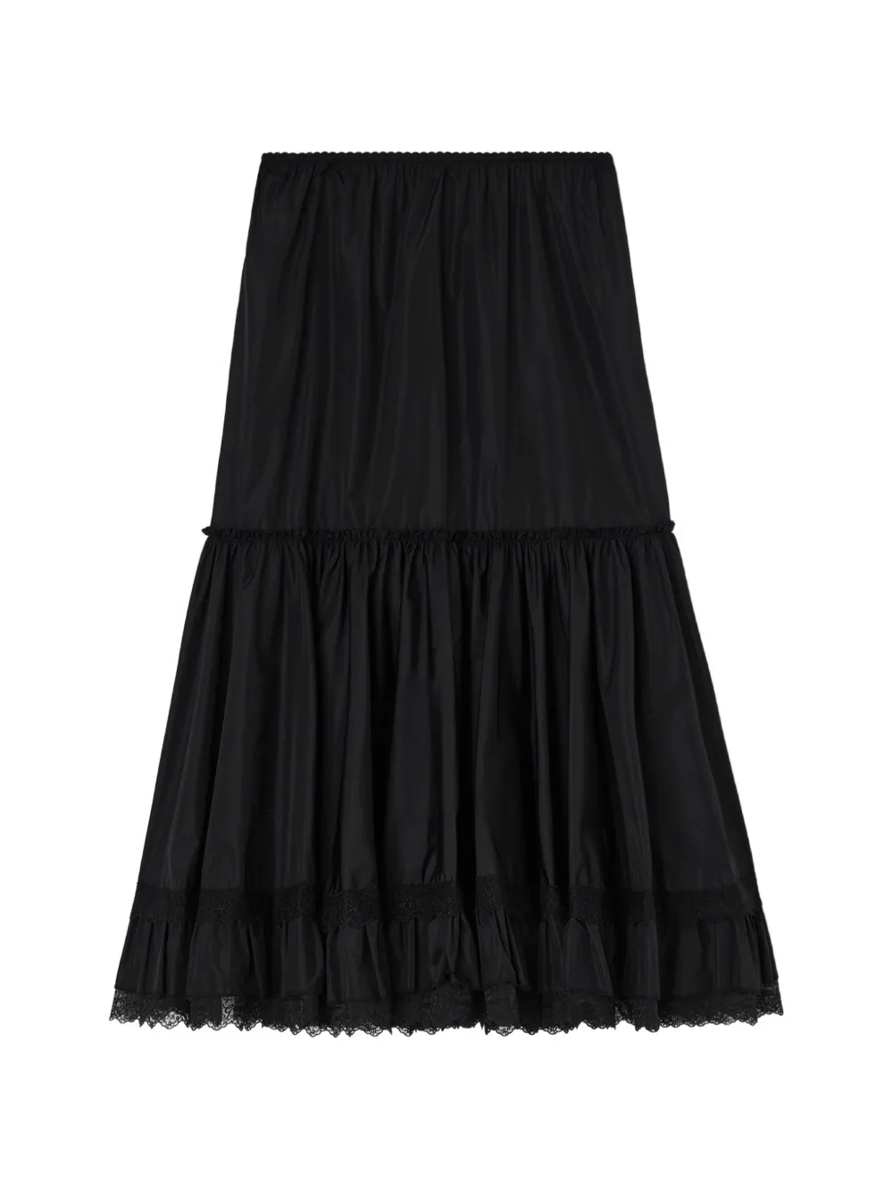 GANNI Nylon rok Zwart