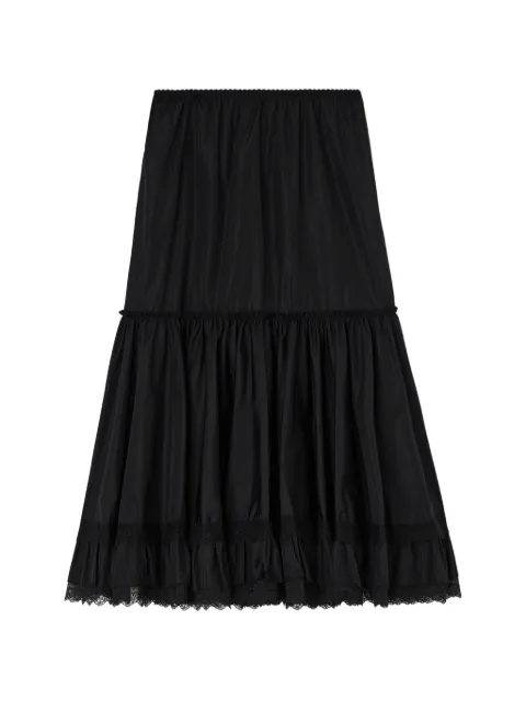 GANNI skirt in black nylon