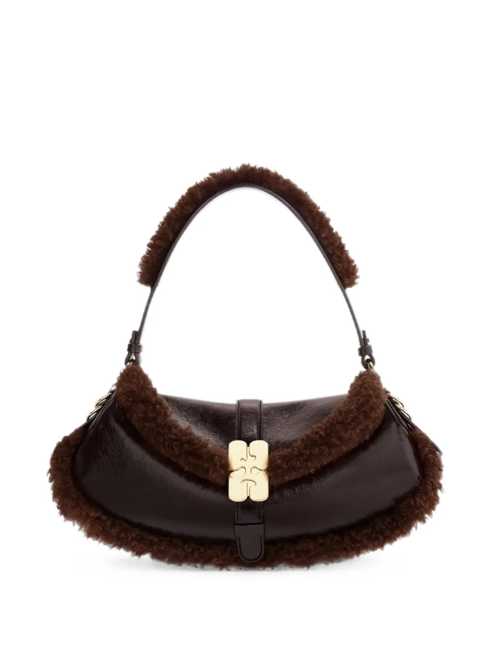 GANNI B-Kat bag in brown