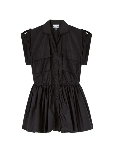 GANNI dress in black nylon