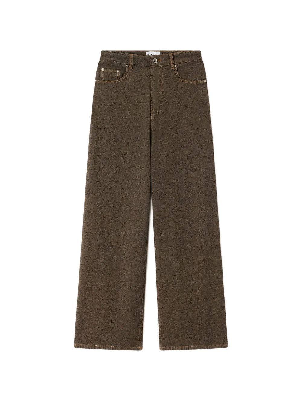 GANNI Jeans Lari Neppy - Marrone