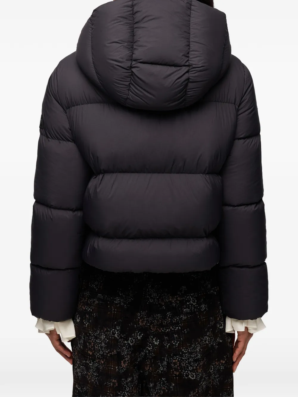 GANNI Mini-donsjack van Future Nylon Zwart