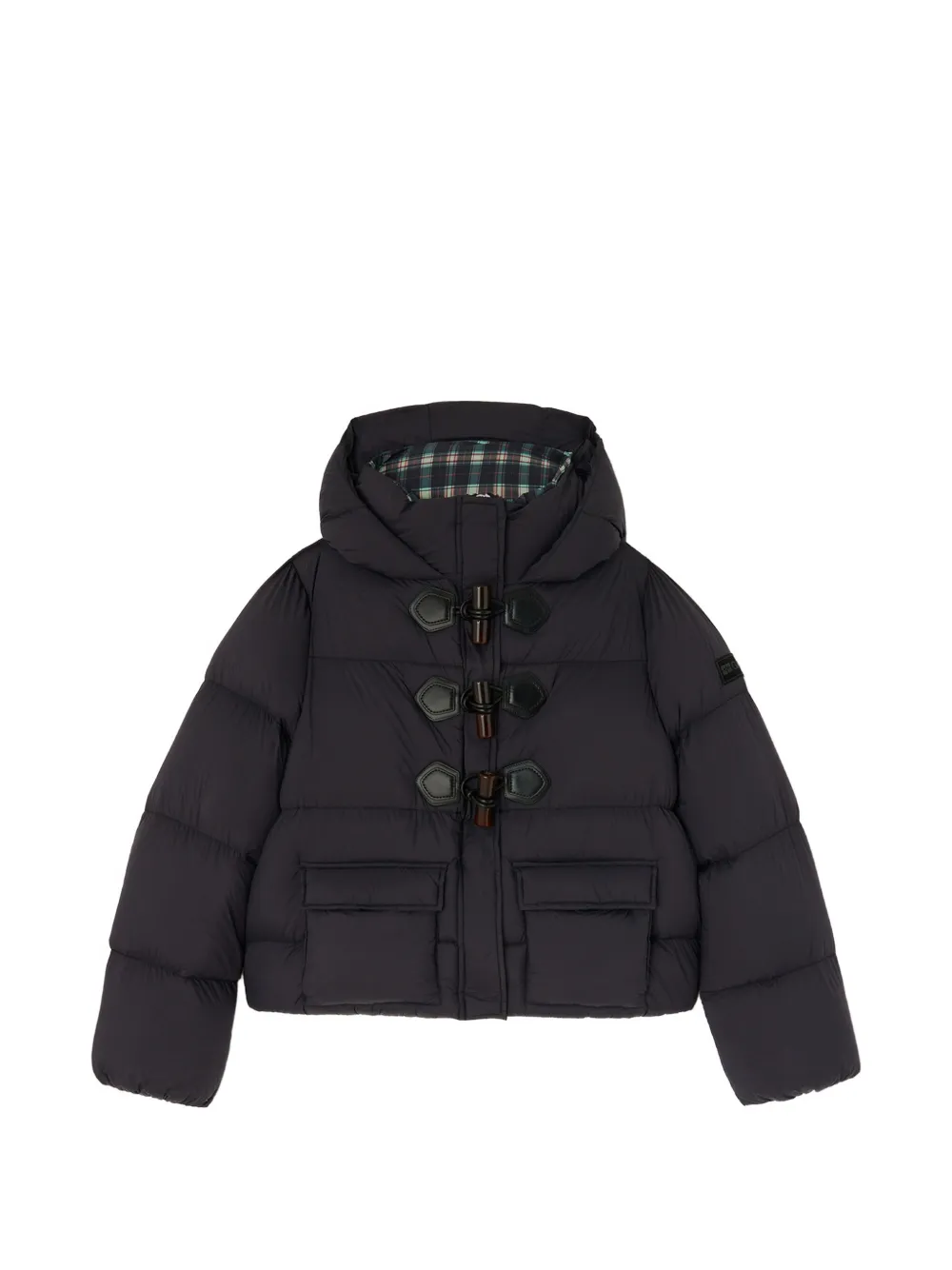 GANNI mini puffer in future nylon