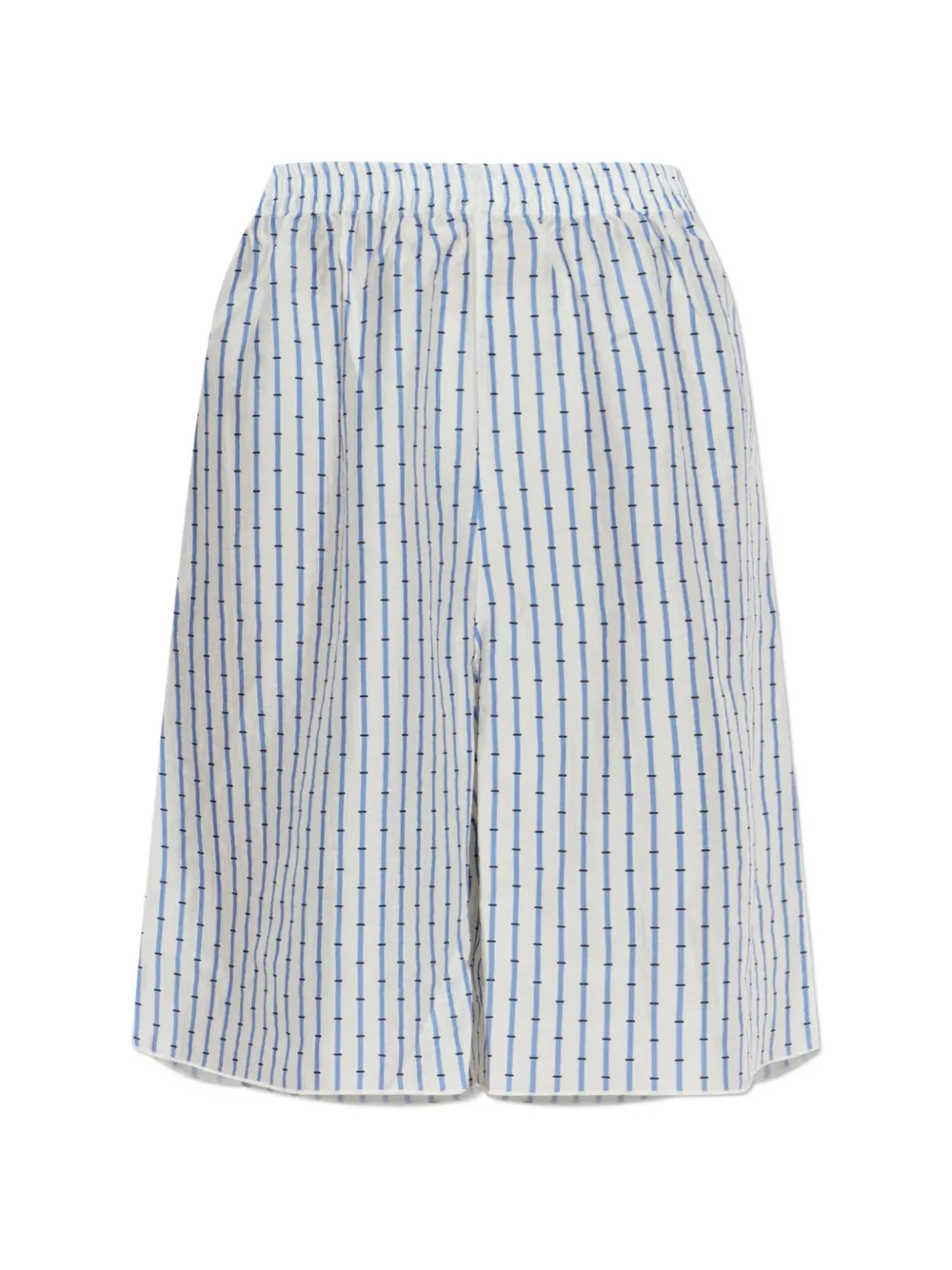 American Vintage Zivow striped shorts - Bianco