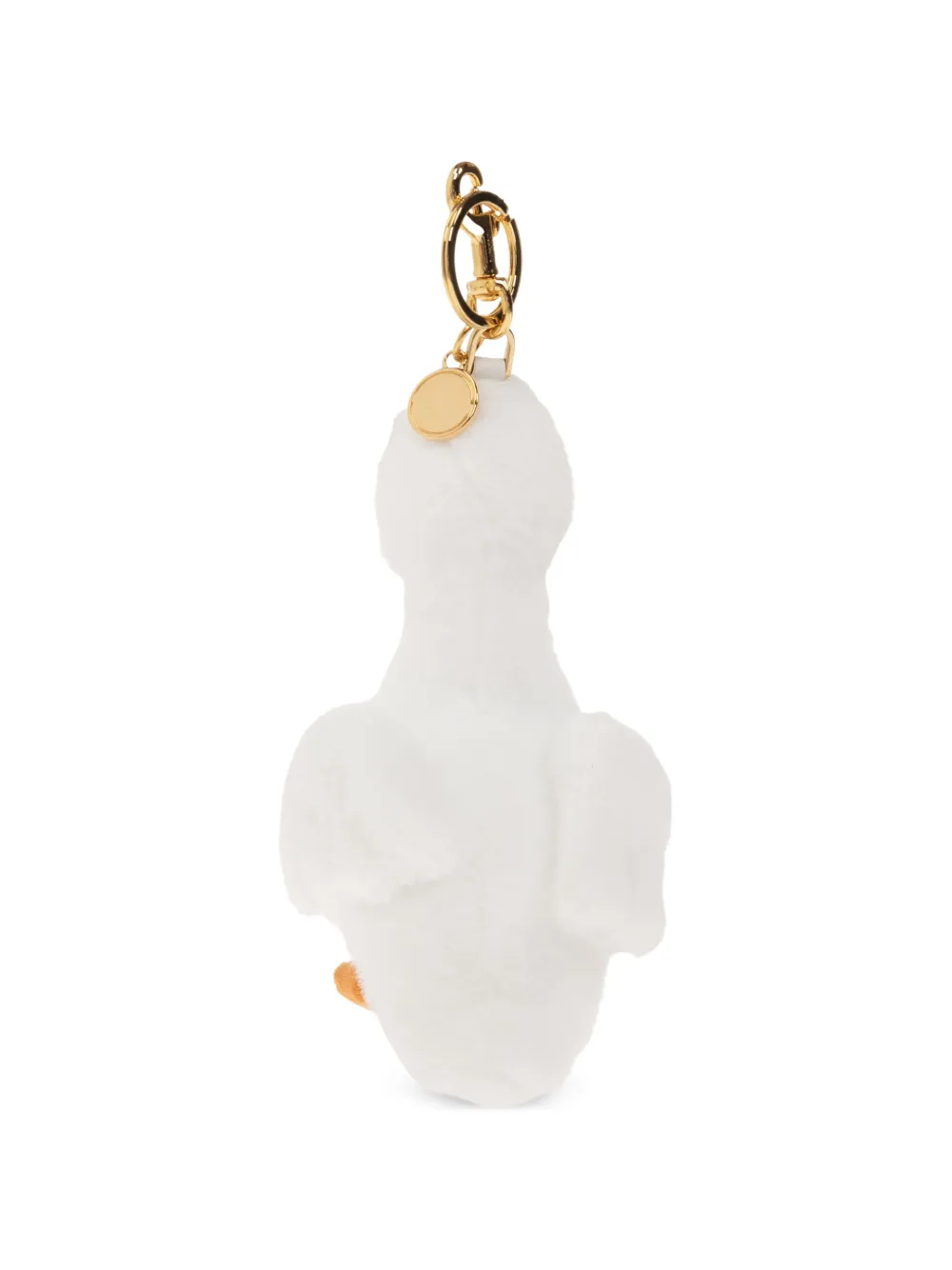 Moschino Sleutelhanger met gans-bedel Wit