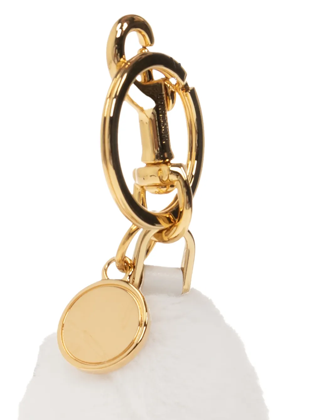 Moschino Sleutelhanger met gans-bedel Wit