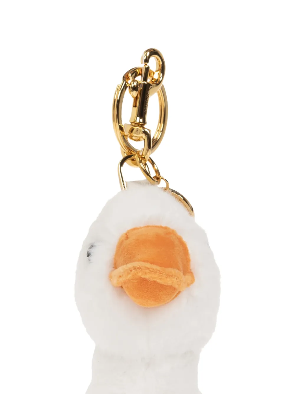 Moschino Sleutelhanger met gans-bedel Wit