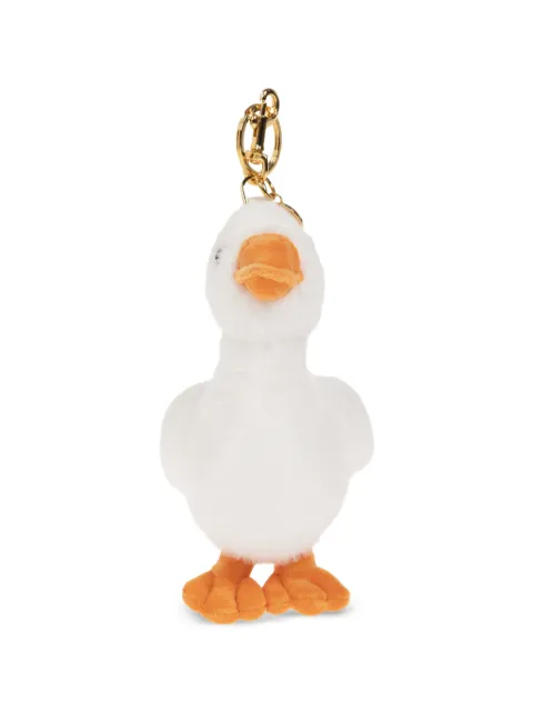 Moschino goose-pendant keyring