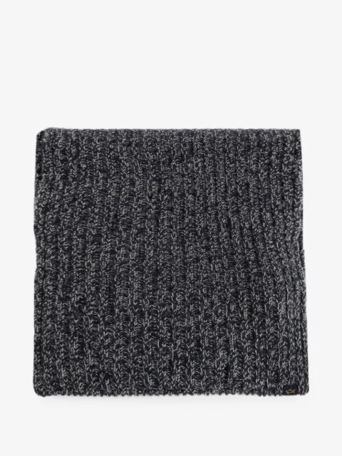 Paul & Shark logo-patch scarf
