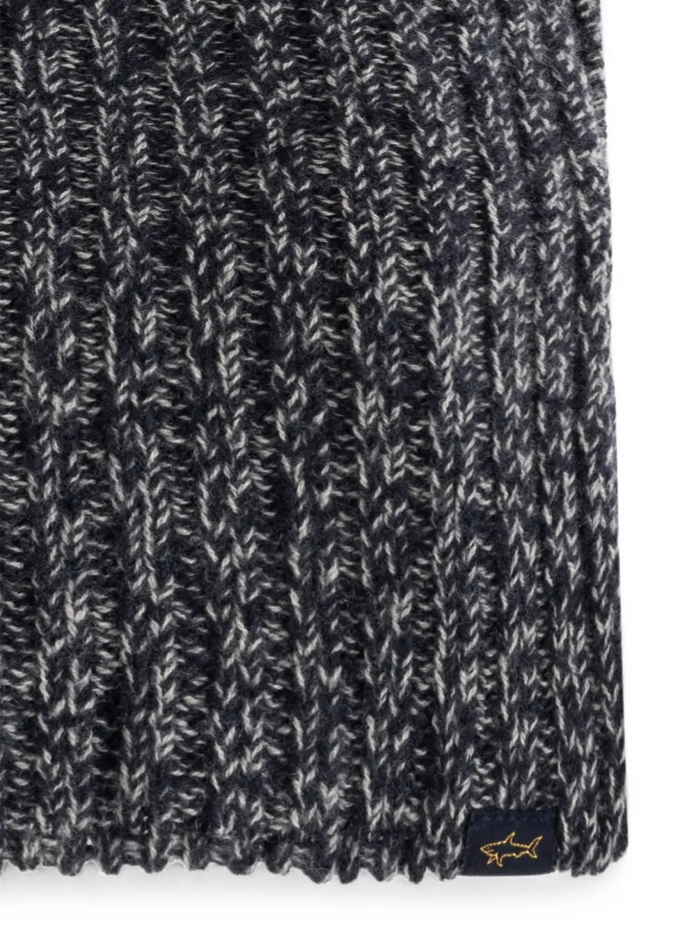 Paul & Shark Sjaal met logopatch Blauw