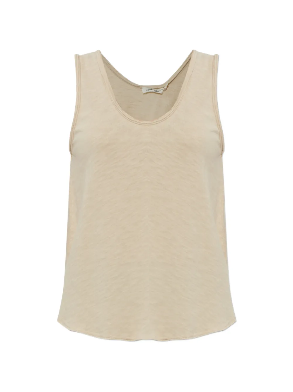 American Vintage Sonoma raw-edge tank top - Toni neutri