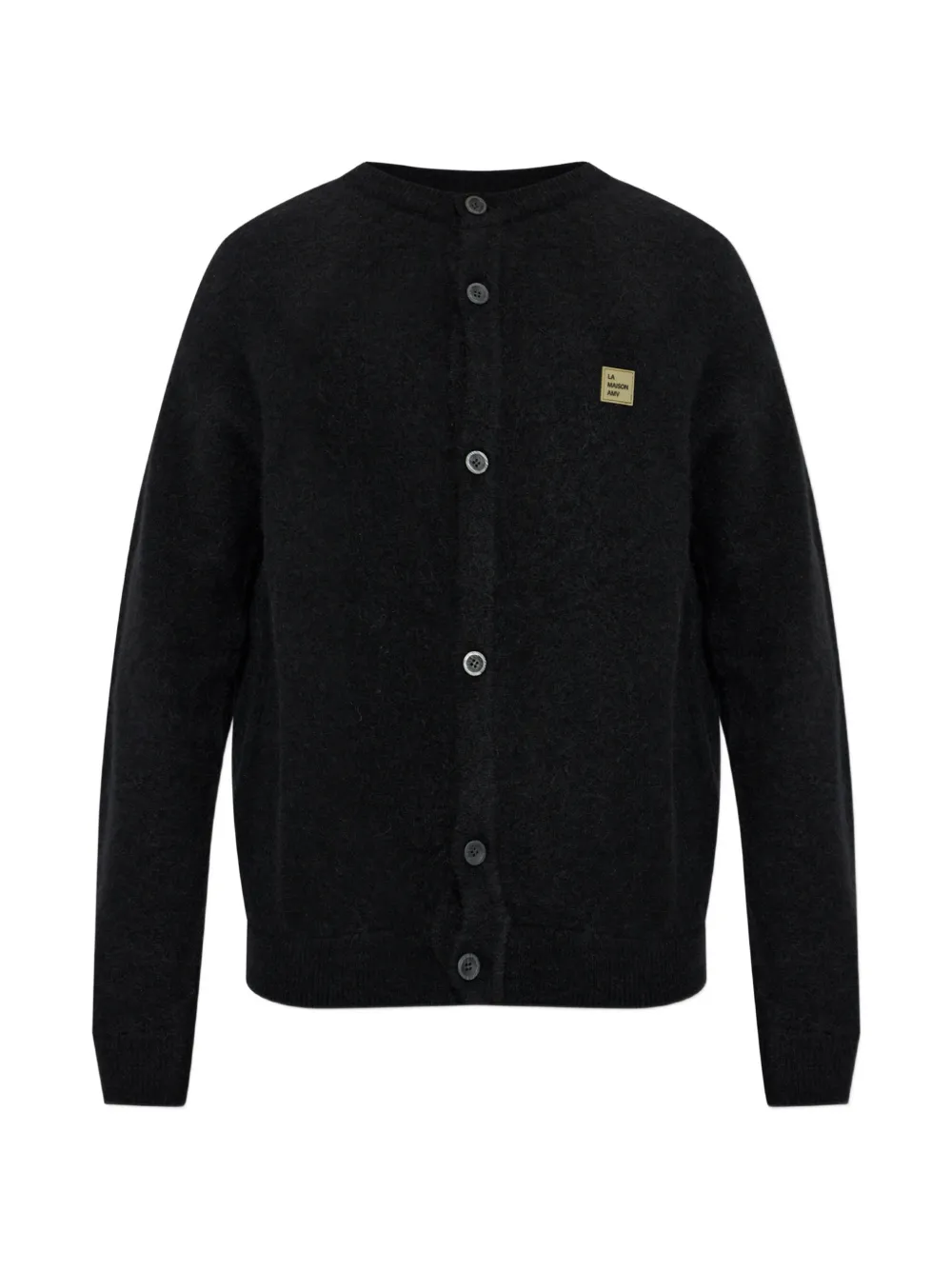 American Vintage Vitow logo-patch cardigan - Black
