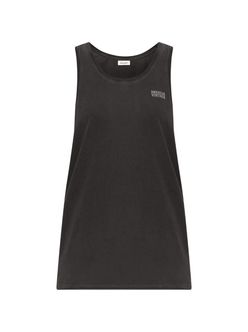American Vintage logo-print racerback tank top - Nero