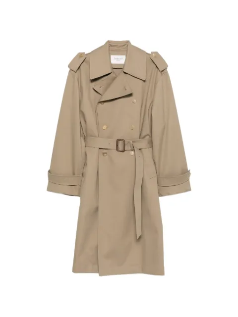 Saint Laurent double-breasted belted trench coat