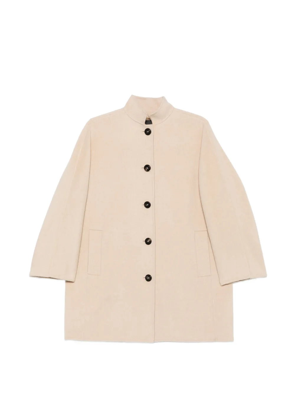 Rosso 35 high-neck button-up coat