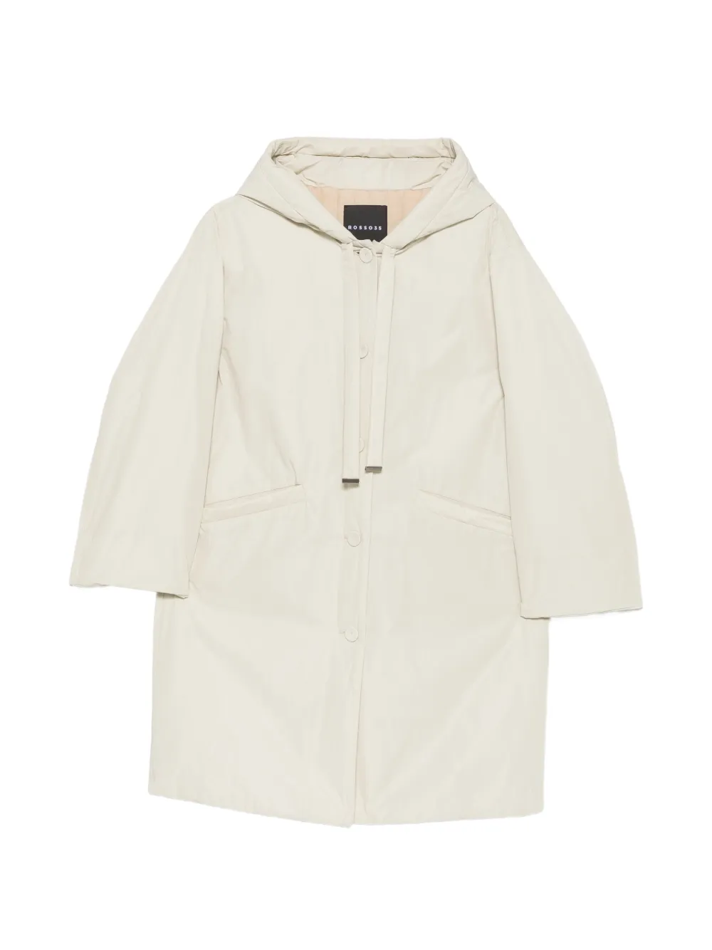 Rosso 35 hooded drawstring coat