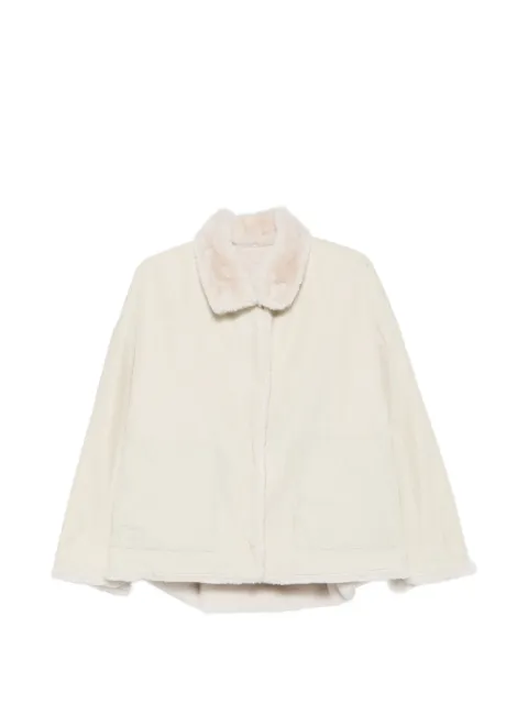 Rosso 35 faux-fur collar jacket