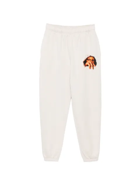Melt graphic-print track pants