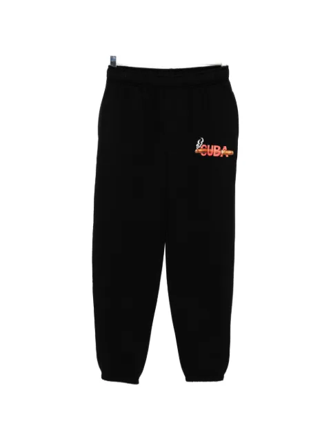 Melt graphic-print track pants