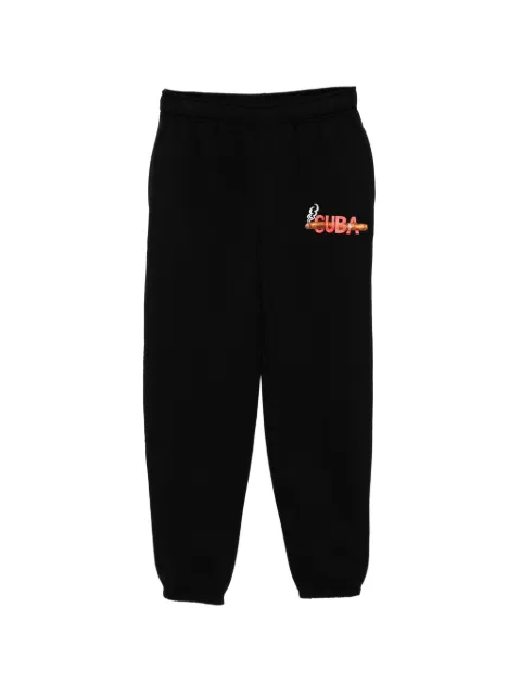 Melt graphic-print track pants
