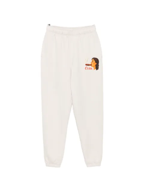 Melt graphic-print track pants