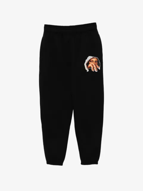 Melt graphic-print track pants