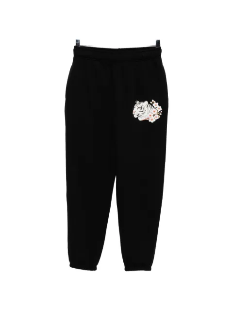 Melt tiger-patch track pants