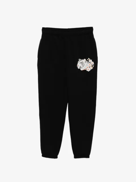 Melt tiger-patch track pants