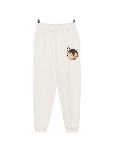 Melt animal-print track pants