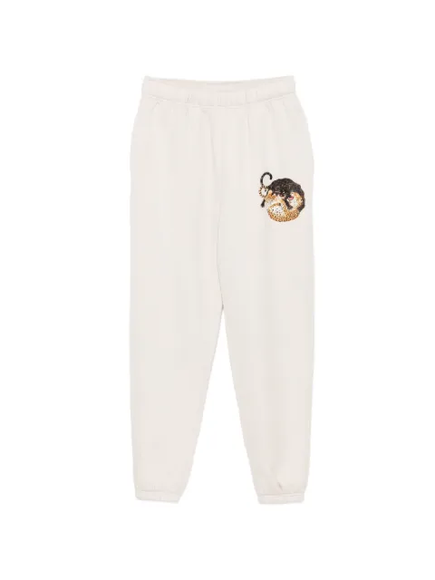 Melt animal-print track pants