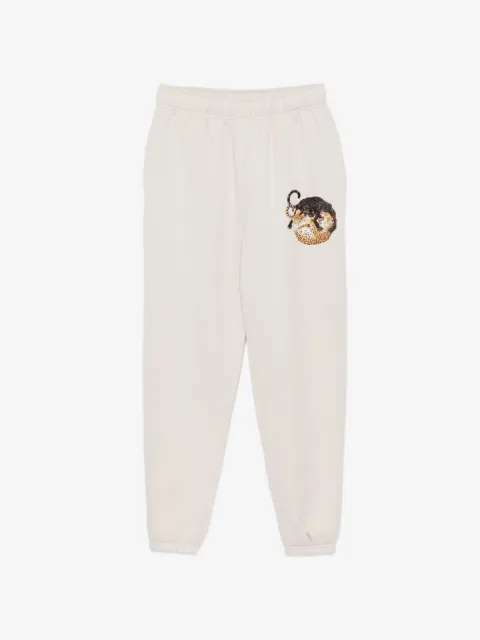 Melt animal-print track pants