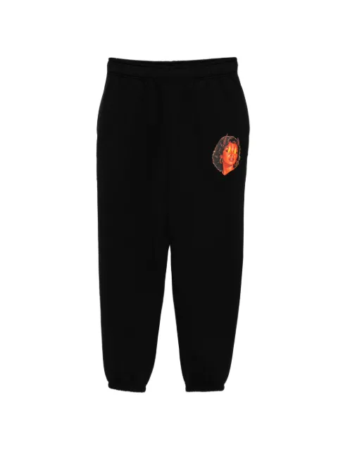 Melt graphic-print track pants