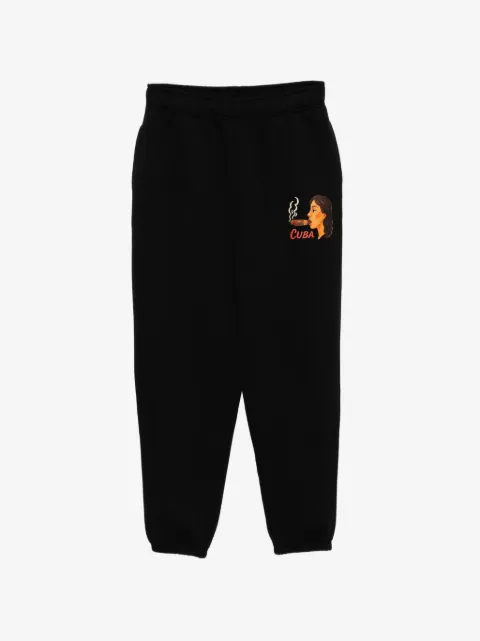 Melt graphic-print track pants