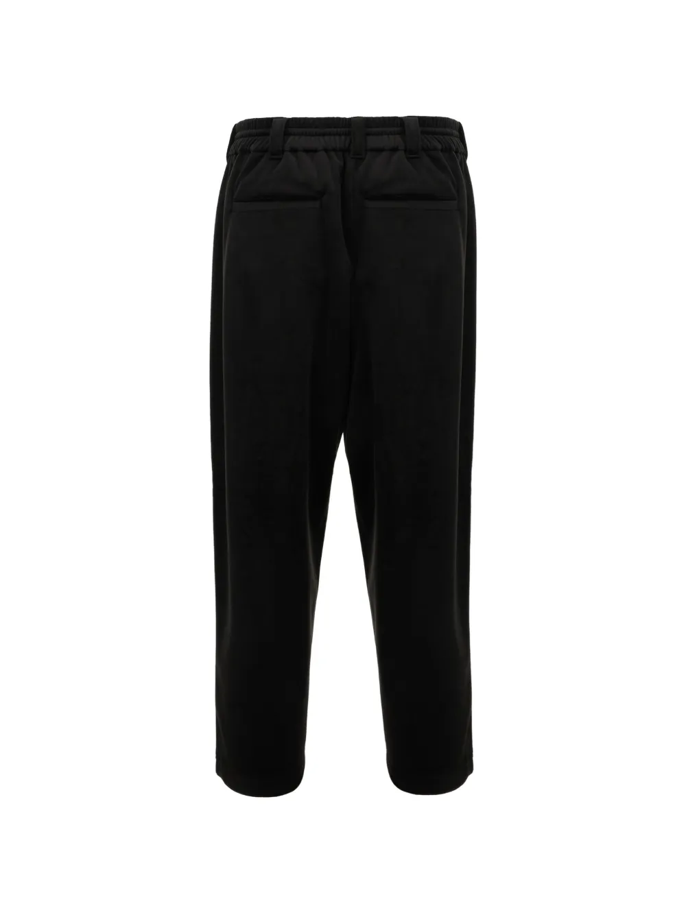 Y-3 Fluwelen broek met trekkoord Zwart
