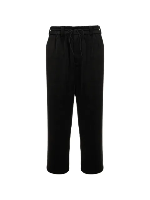 Y-3 velvet drawstring trousers