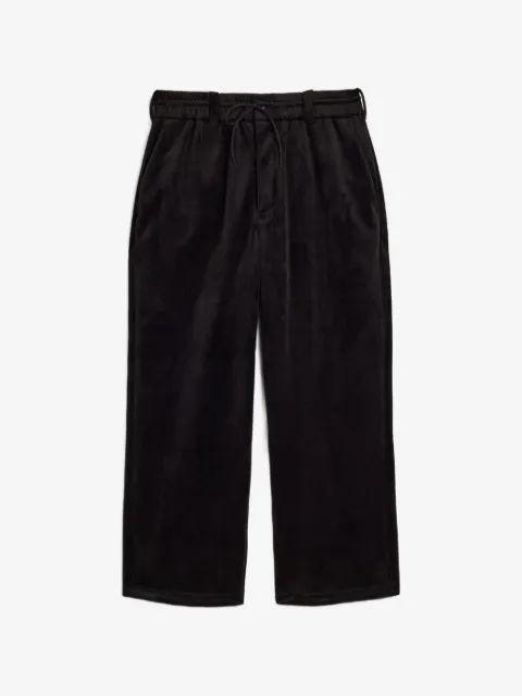 Y-3 velvet drawstring trousers