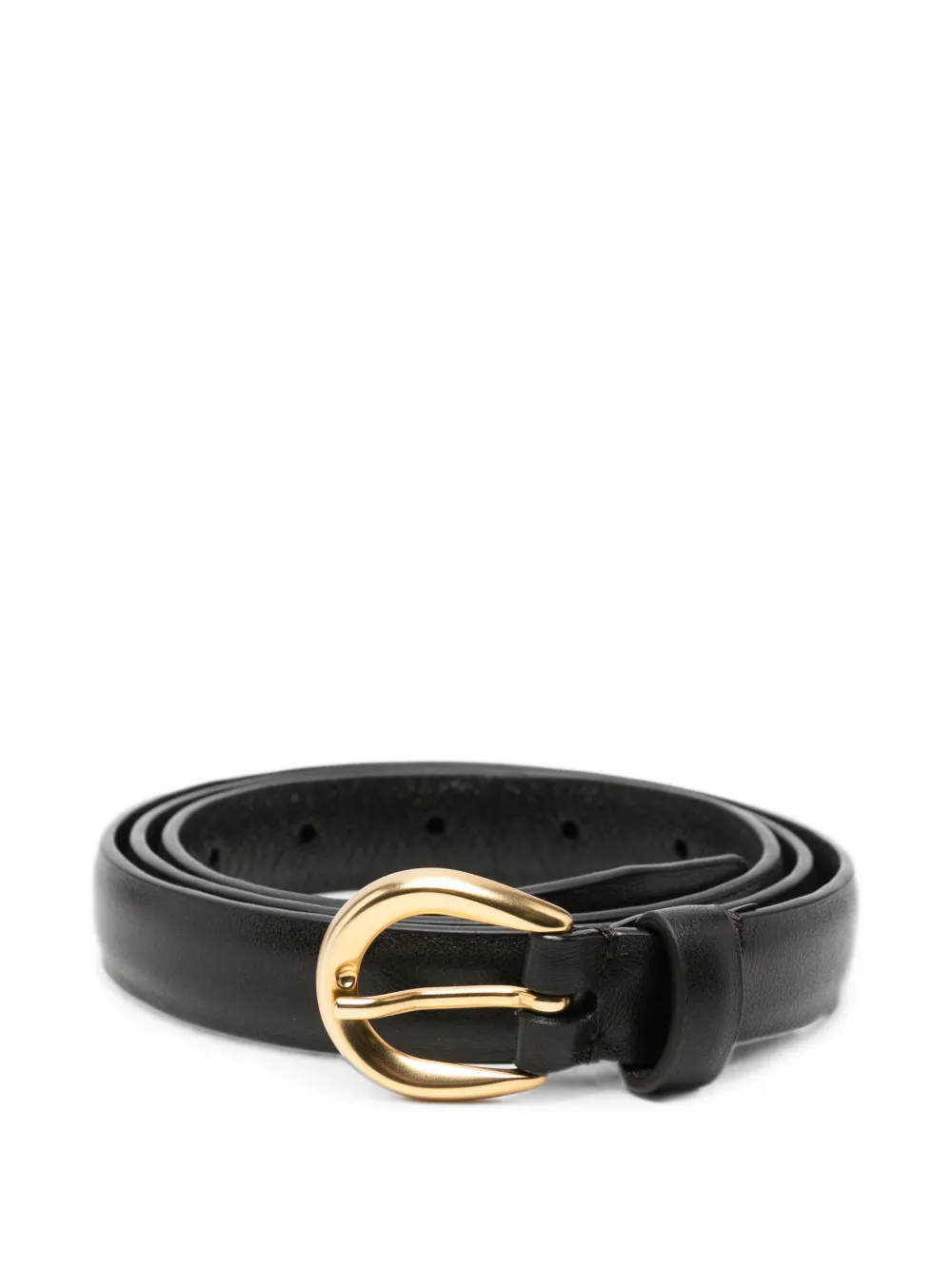 Lardini 레더 버클 벨트 | 블랙 | Image 1