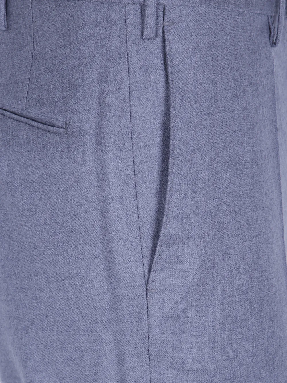 Incotex Chino van scheerwol Blauw