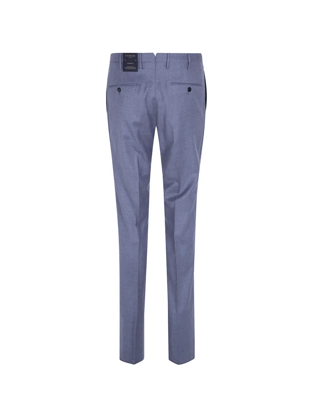 Incotex Chino van scheerwol Blauw