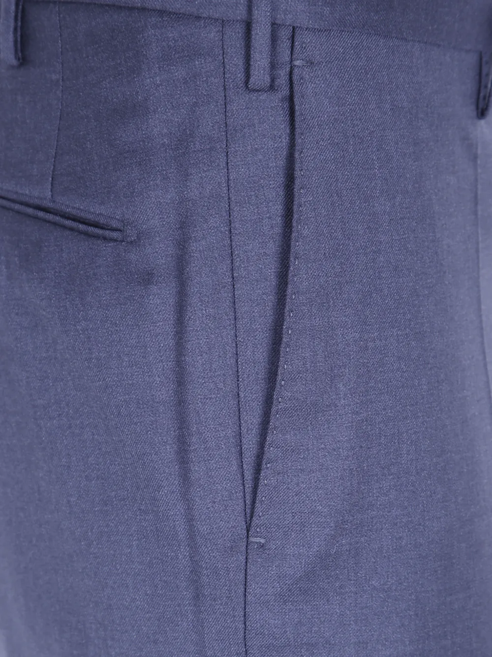 Incotex Wollen pantalon met plooien Blauw