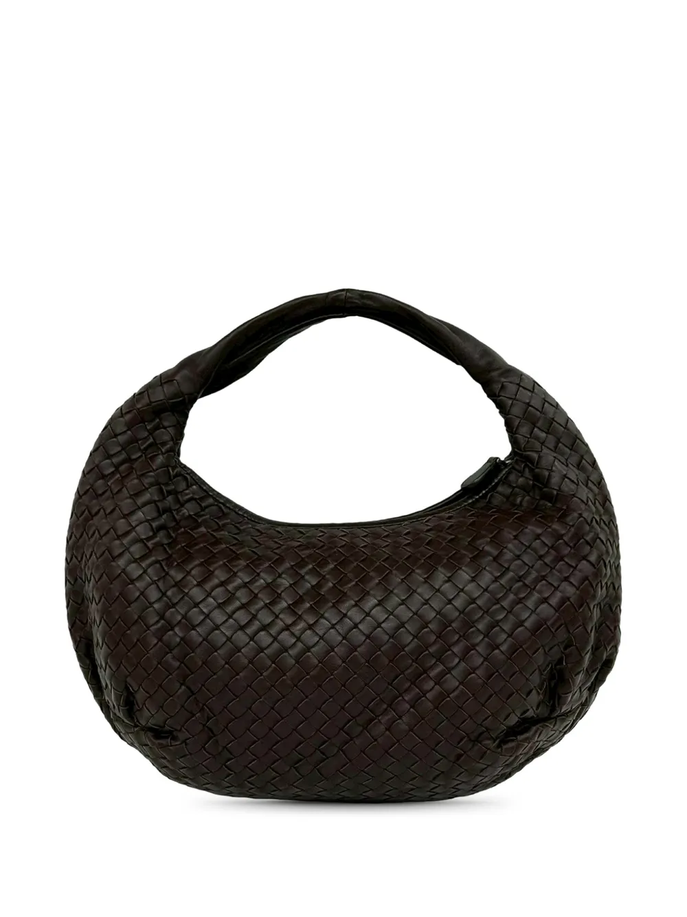 Bottega Veneta Pre-Owned 2012-2026 Medium Nappa Intrecciato Belly hobo bag - Braun